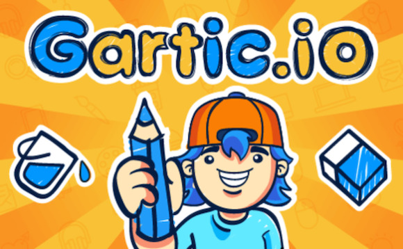 Startbildschirm von Gartic.io